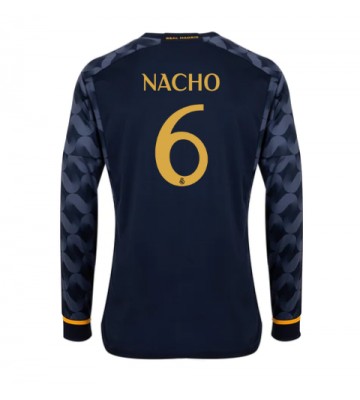 Real Madrid Nacho #6 Udebanetrøje 2023-24 Lange ærmer